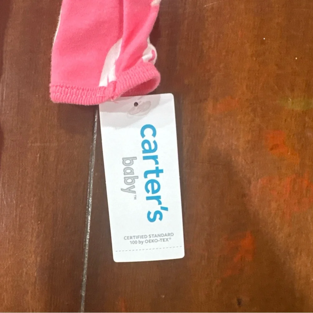 1 Preemie 3 Newborn 4 Piece Baby Girl Clothes Set  Carters And Little me. - Picture 8 of 10